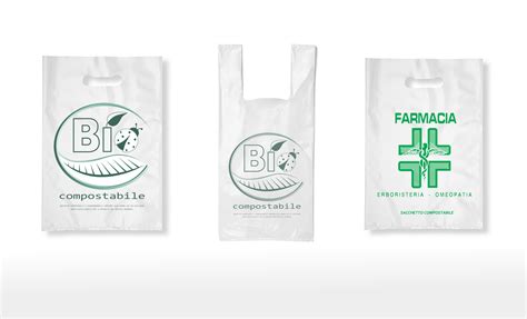 Produzione shopper biodegradabili compostabili.